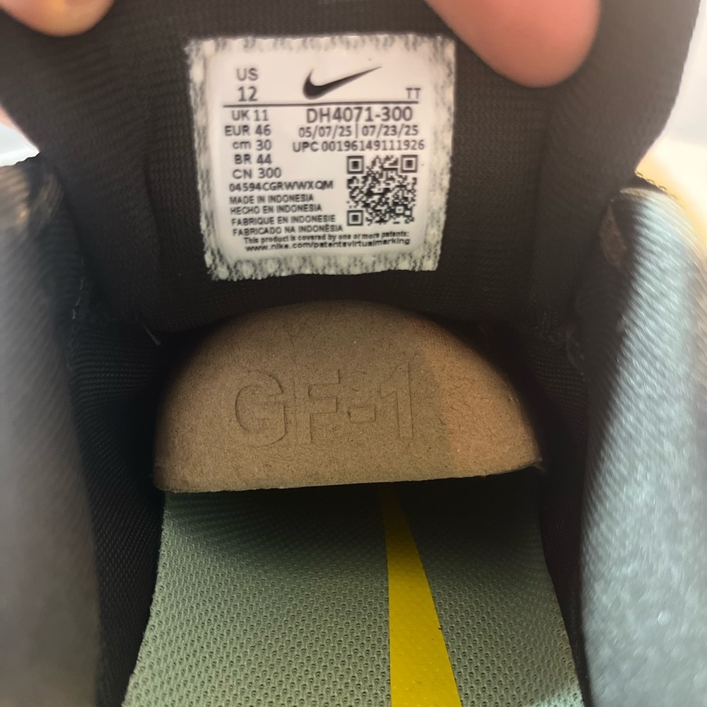 Nike Air Zoom Pegasus 39 Cargo Khaki Running Men's Shoe Size 12 DH4071-300​ - Picture 10 of 11